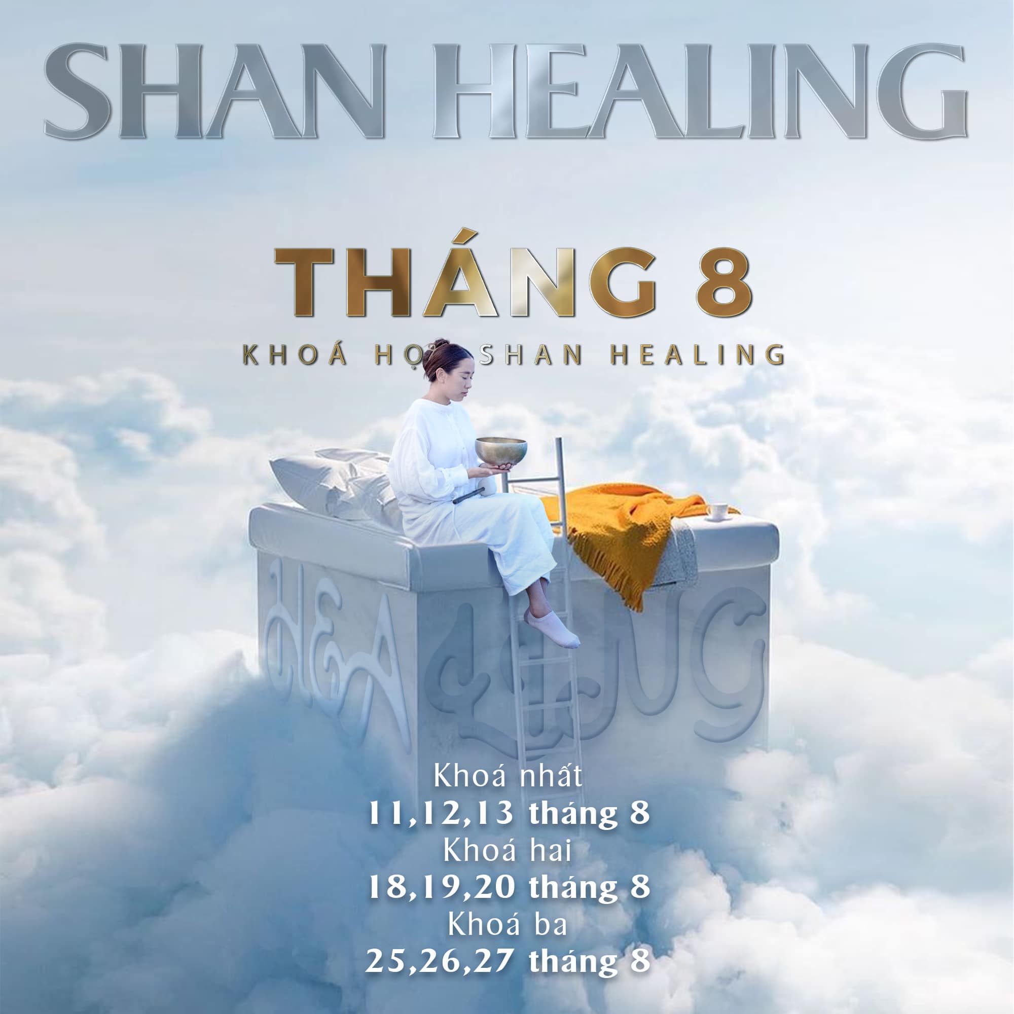 học trị liệu chuông xoay tháng 8