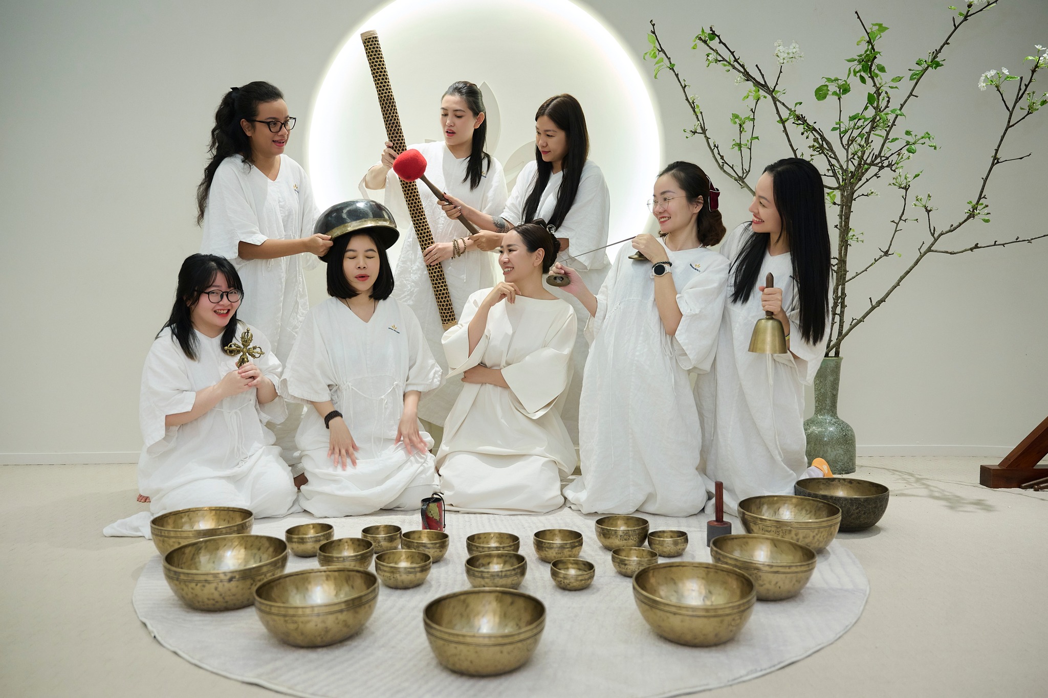 khóa học chuông xoay tháng 3 - 2026 tại SHAN Healing