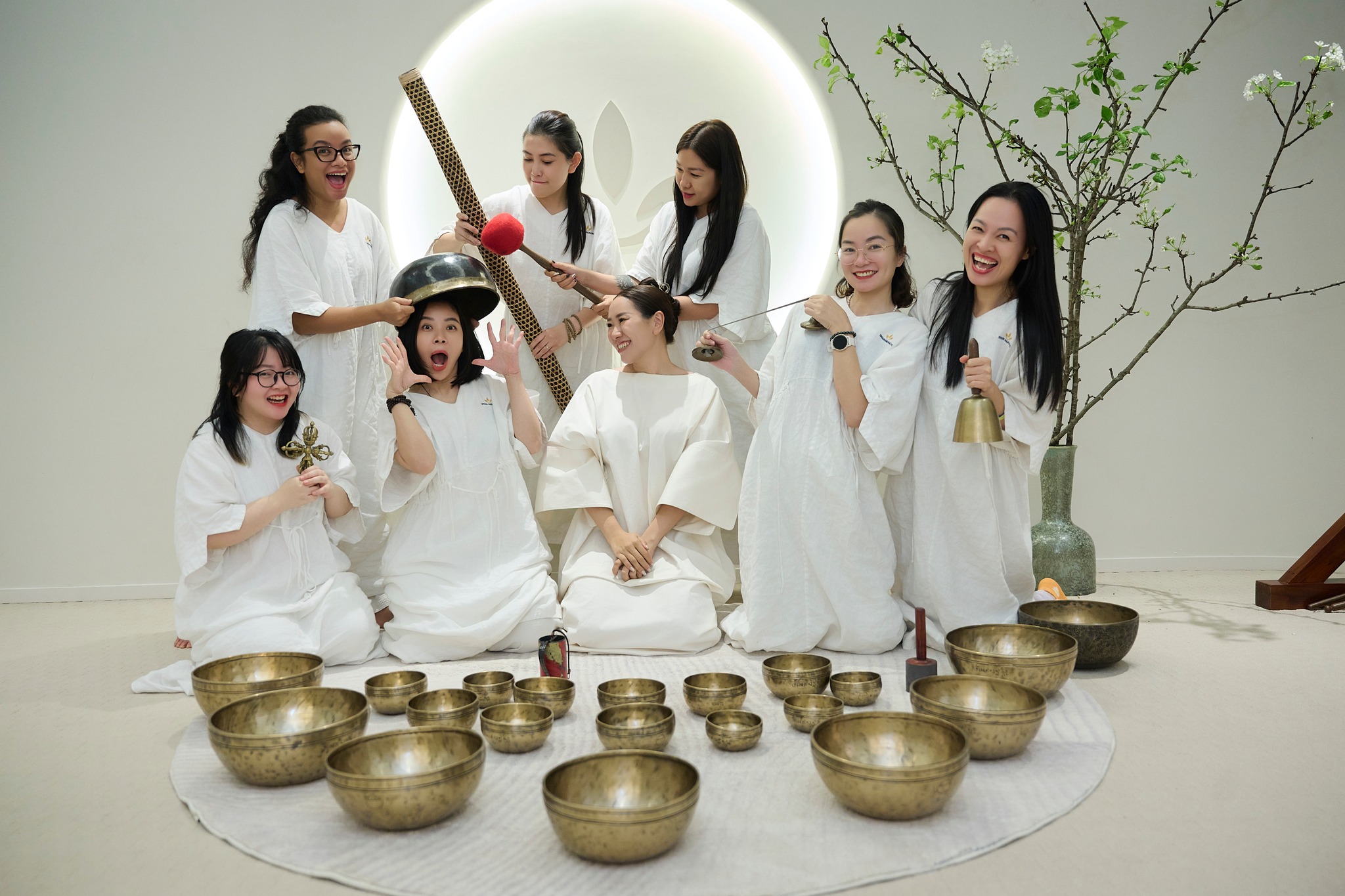 khóa học chuông xoay tháng 3 - 2026 tại SHAN Healing