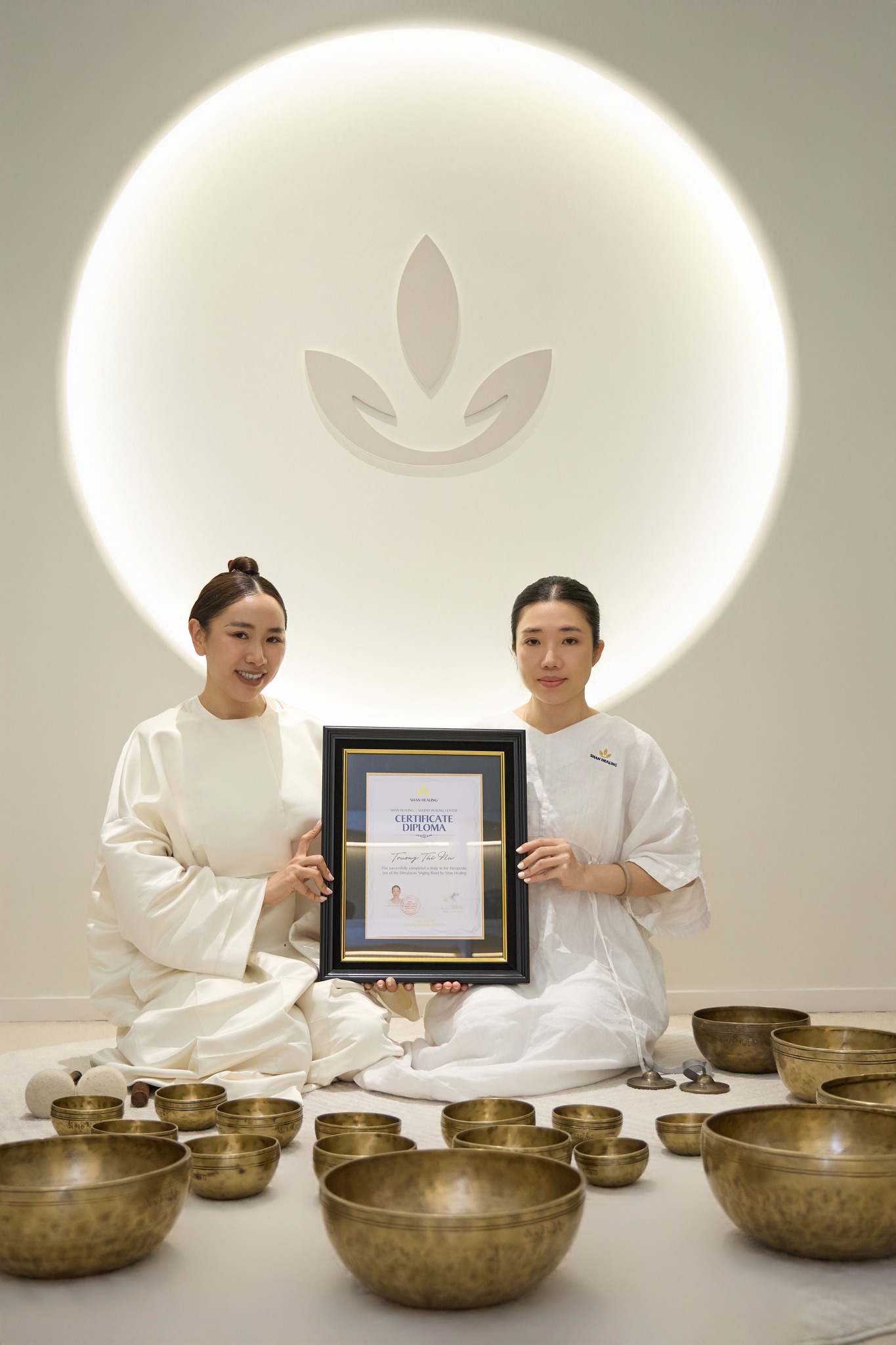 khóa học chuông độc bản giữa tháng 5 shan healing