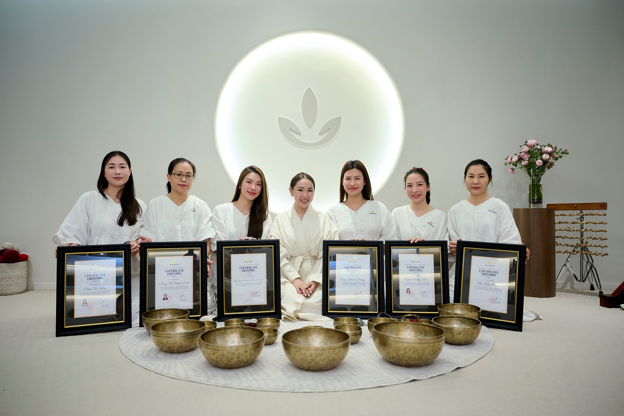 khóa học chuông tháng 4 tại SHAN Healing