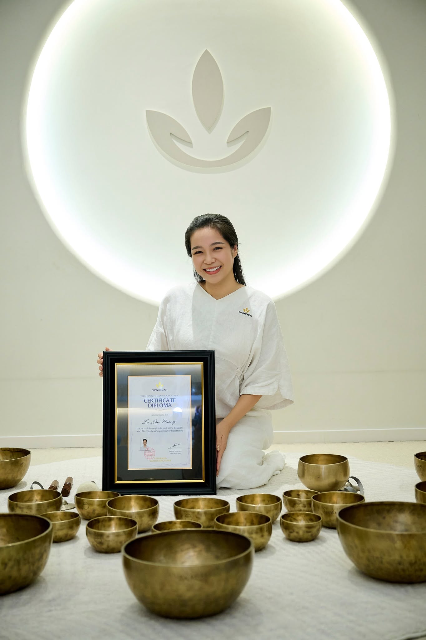 kết thúc khóa học chuông giữa tháng 7 tại SHAN Healing