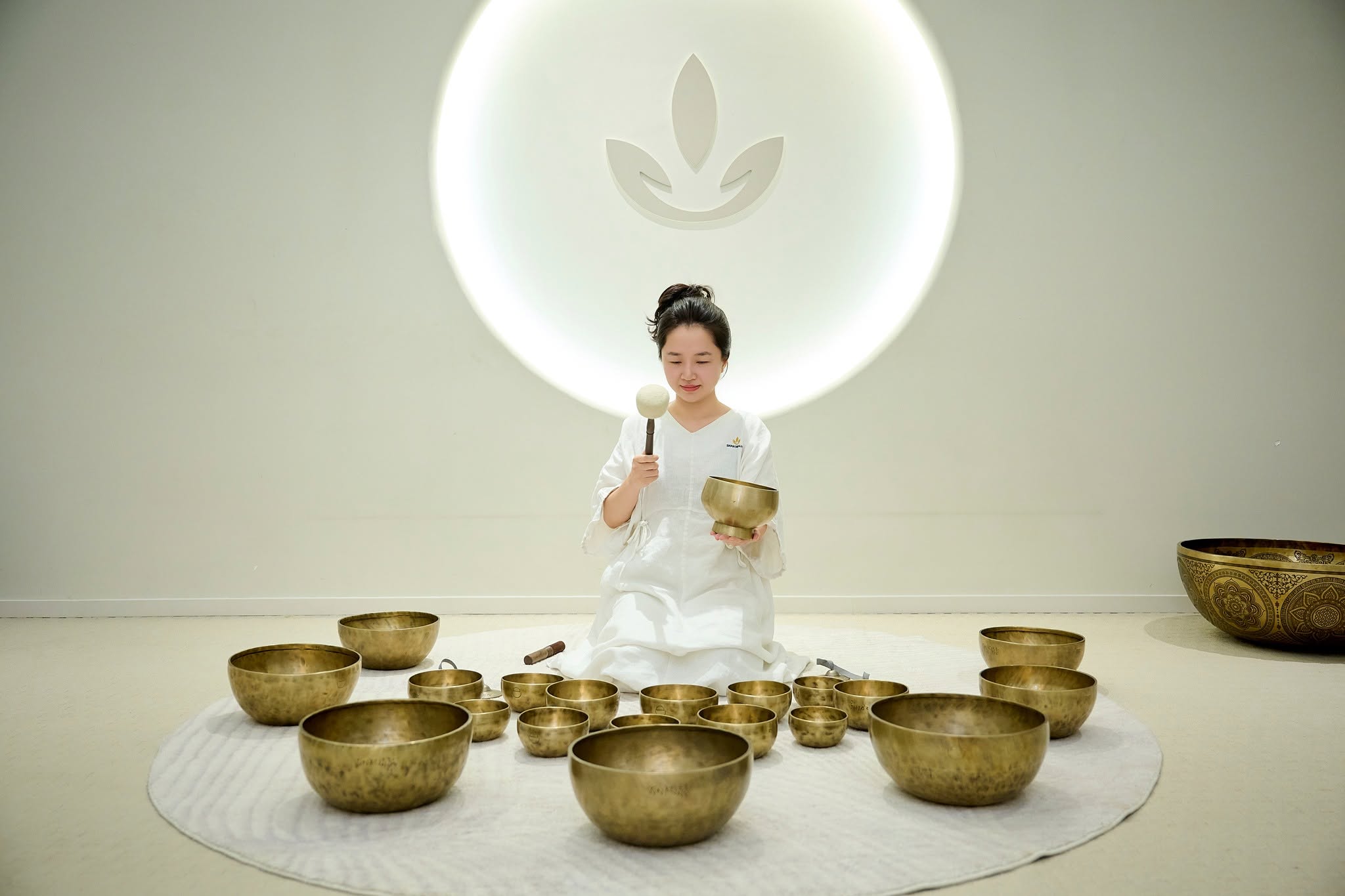 kết thúc khóa học chuông giữa tháng 7 tại SHAN Healing