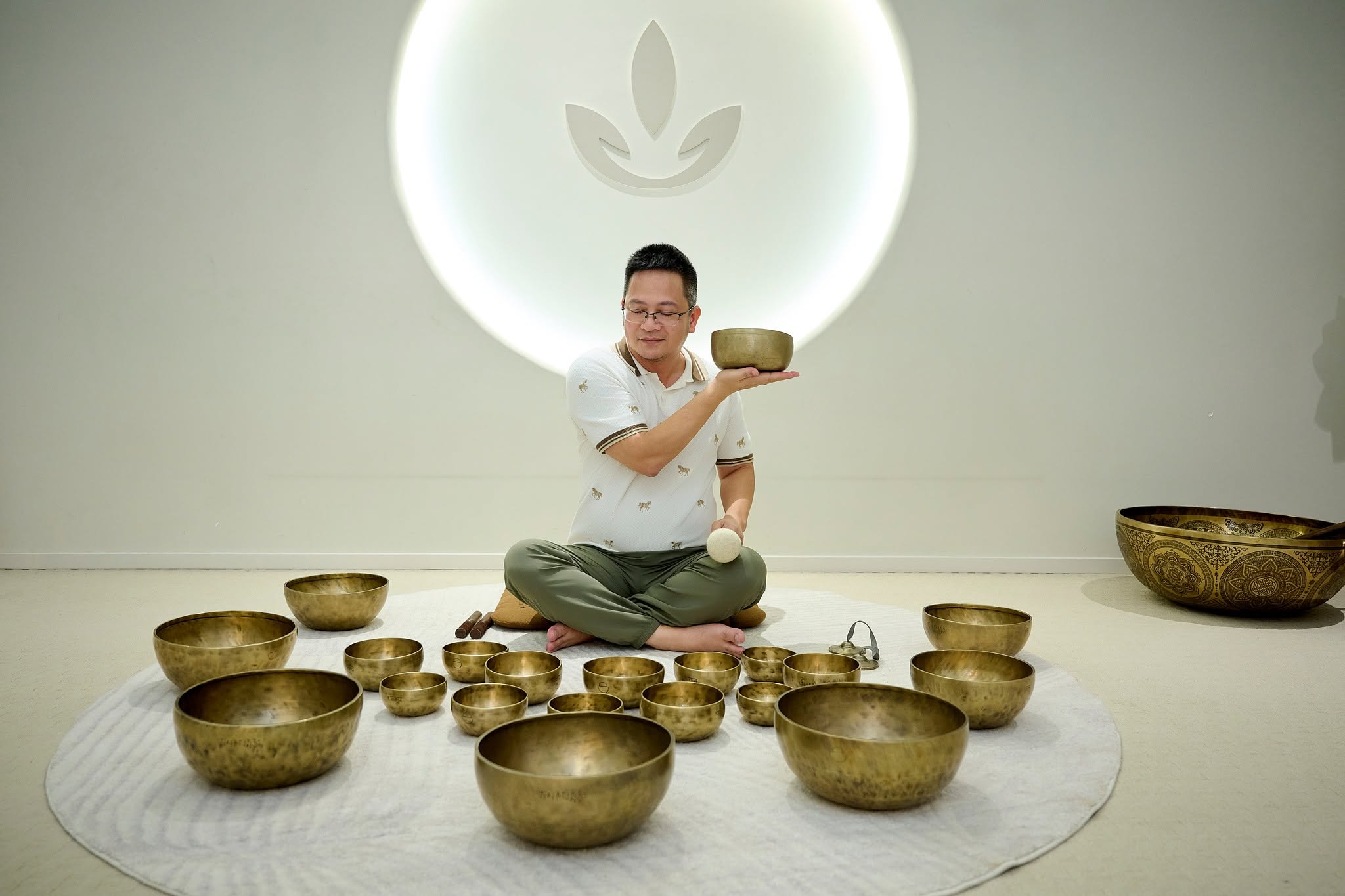 kết thúc khóa học chuông giữa tháng 7 tại SHAN Healing
