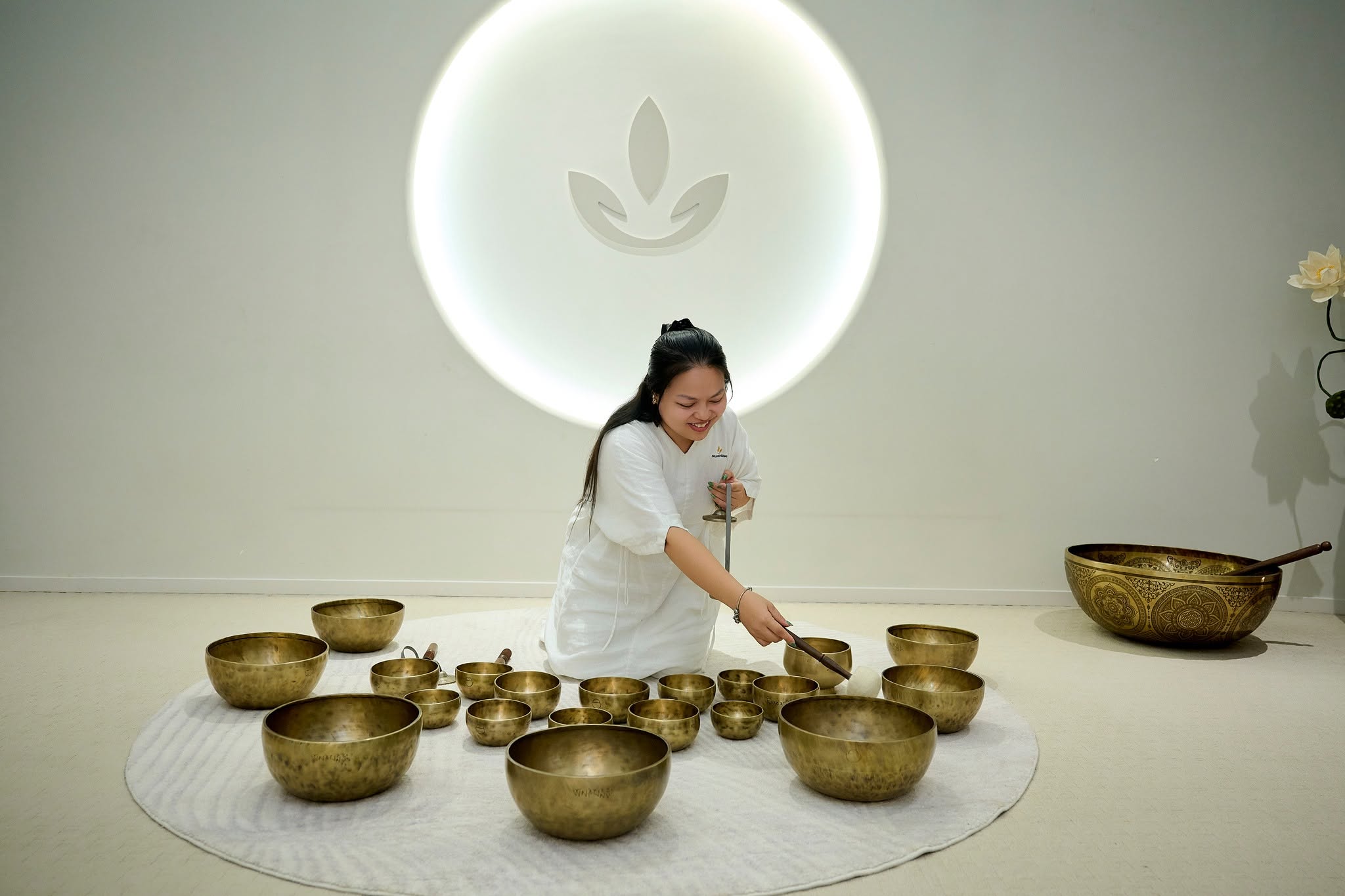 kết thúc khóa học chuông giữa tháng 7 tại SHAN Healing
